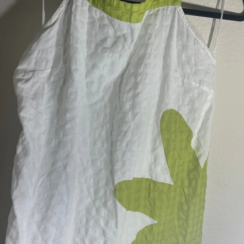 Anthropologie dress MIDI Sz M CELANDINE SLEEVELESS summer vacay resortwear - Picture 4 of 13